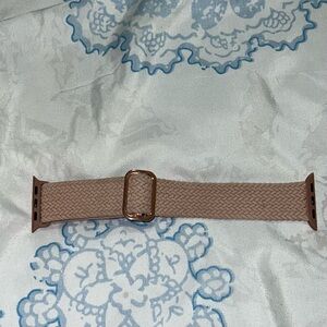 Light Dusty Pink Apple Watch Band Unisex Stretch Nylon Replacement Band Stretchy